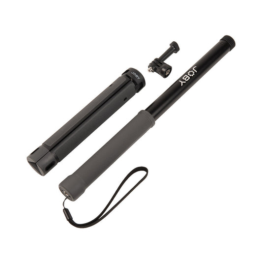 waterproof, extendable tripod and grip for sport