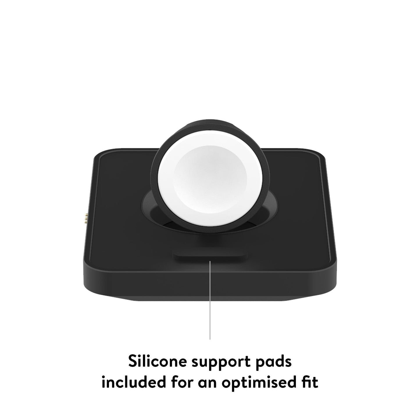 Precision-designed Apple Watch charger for an elevated charging experience. Seamlessly combining style and functionality, this purpose-built dock ensures easy, seamless charging.